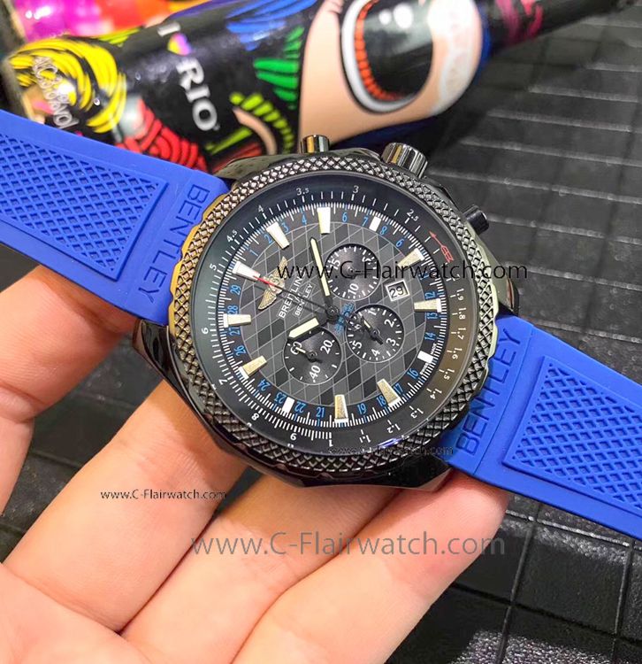 New Copy Breitling Bentley GT Dark Sapphire Watch Blue Band